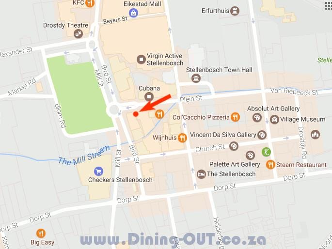 karta Дорп street, Cape town