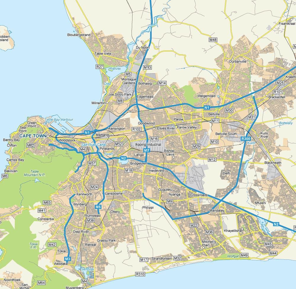 karta Эппинг Cape town