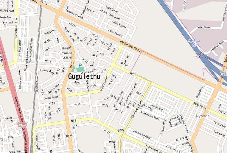 karta гугулету Cape town