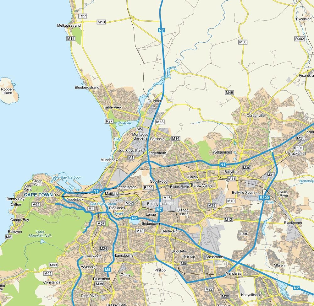 karta edgemead Cape town