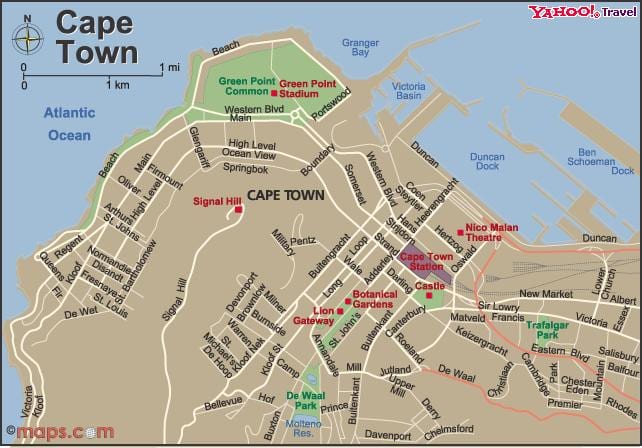 grad Cape town вьюере kartice 