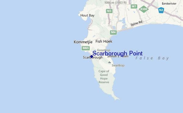 karta Scarborough Cape town