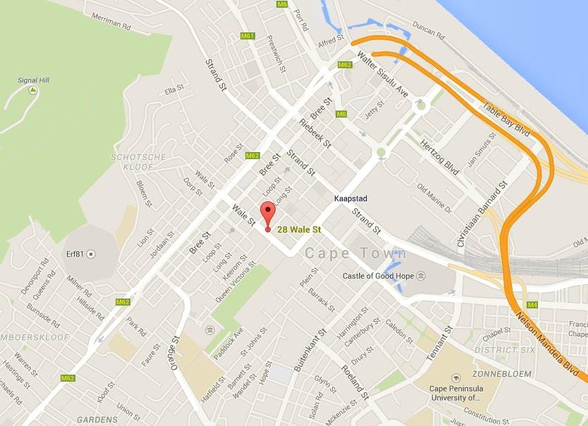 kartu ulica Weil Cape town