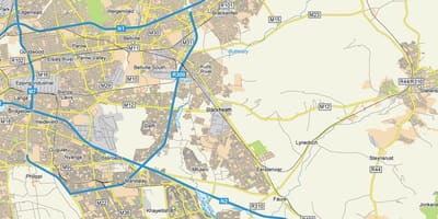 Karta блэкхите Cape town