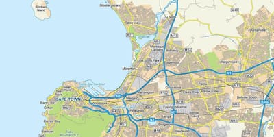 Милнертон, Cape town karti