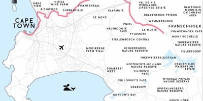 Karta ричвуд Cape town 