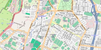 Karta рондебош, Cape town