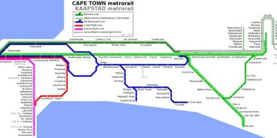 Karta Cape town metro