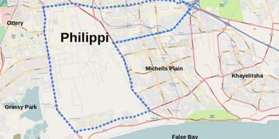 Karta Ньянга Cape Town
