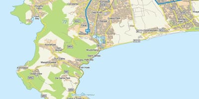 Karta муйзенберг Cape town