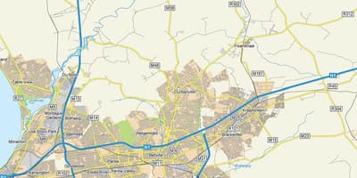 Karta uitzicht дурбанвиль